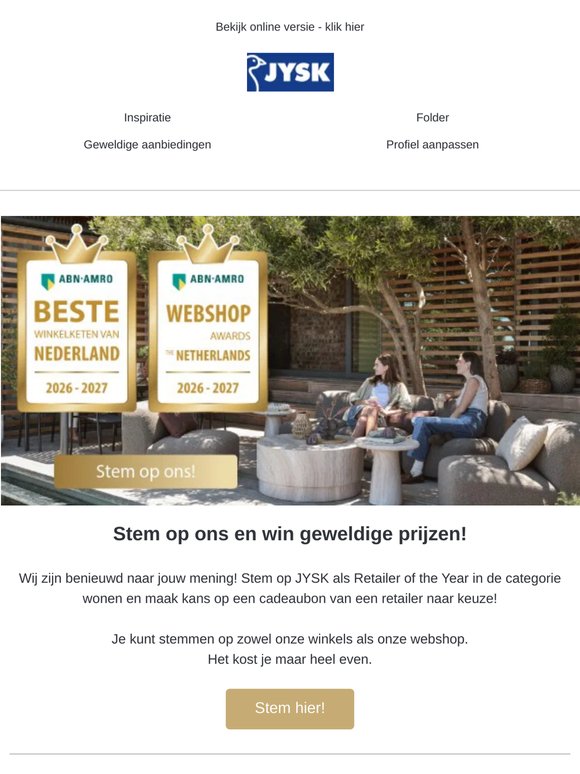 🚨 Stem nu en maak kans op een cadeaubon van 150 euro! 😍
