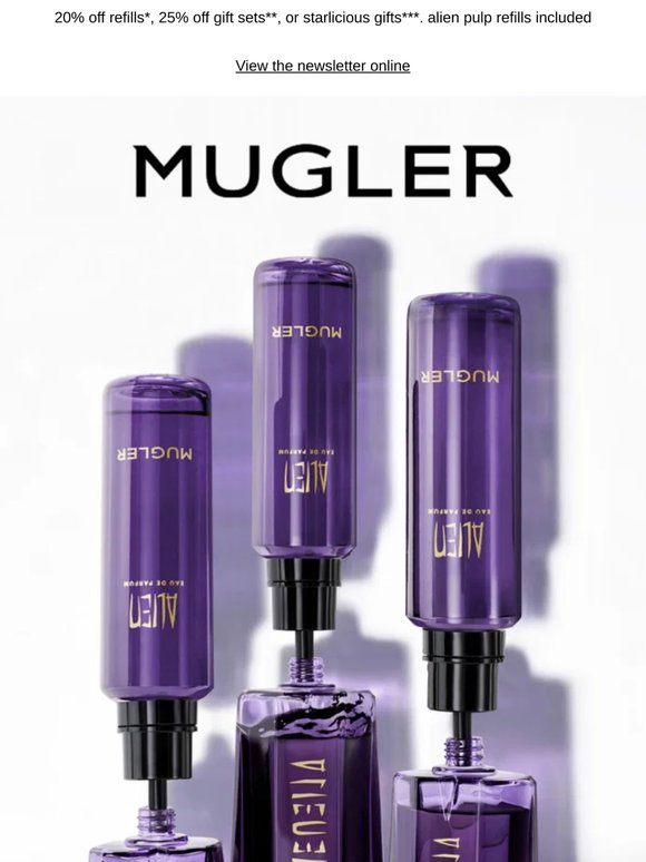 20% off refills*?, 25% off gift sets**, or a starlicious gift***?