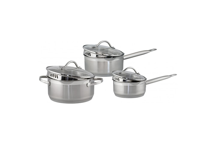 Nordkök Kastrullset Pro II, 3 delar