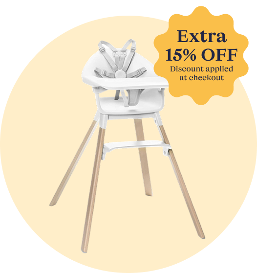 Stokke Clikk High Chair, White