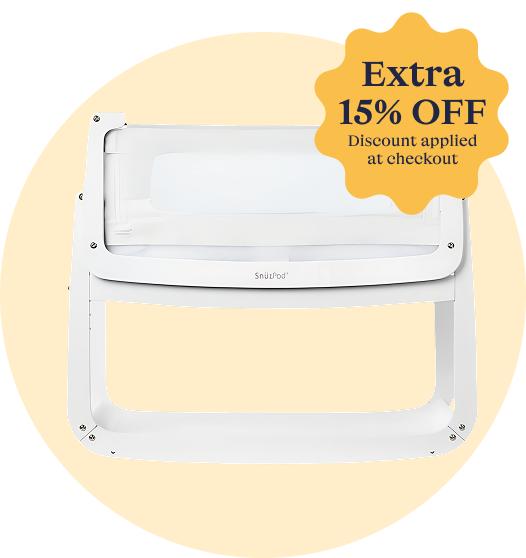 Snuz SnuzPod4 Bedside Bassinet, White