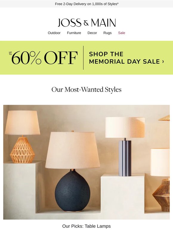 Our stylists’ favorite table lamps