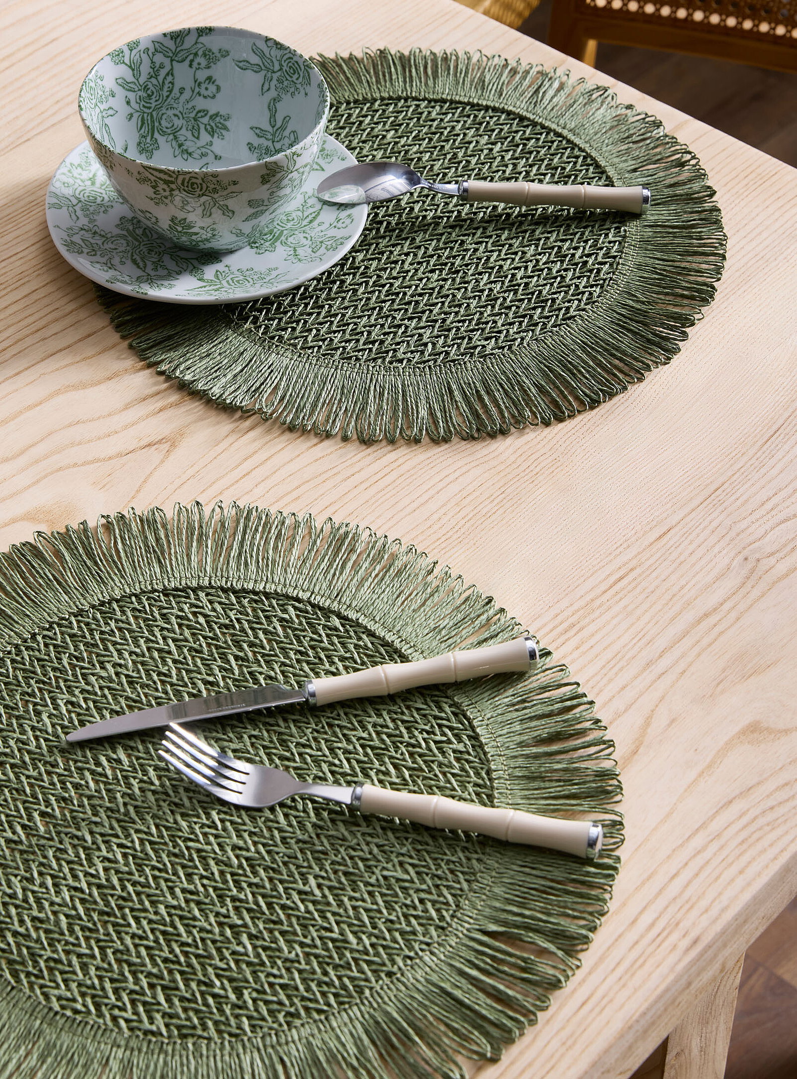 Peaceful haven placemats<br>Set of 2