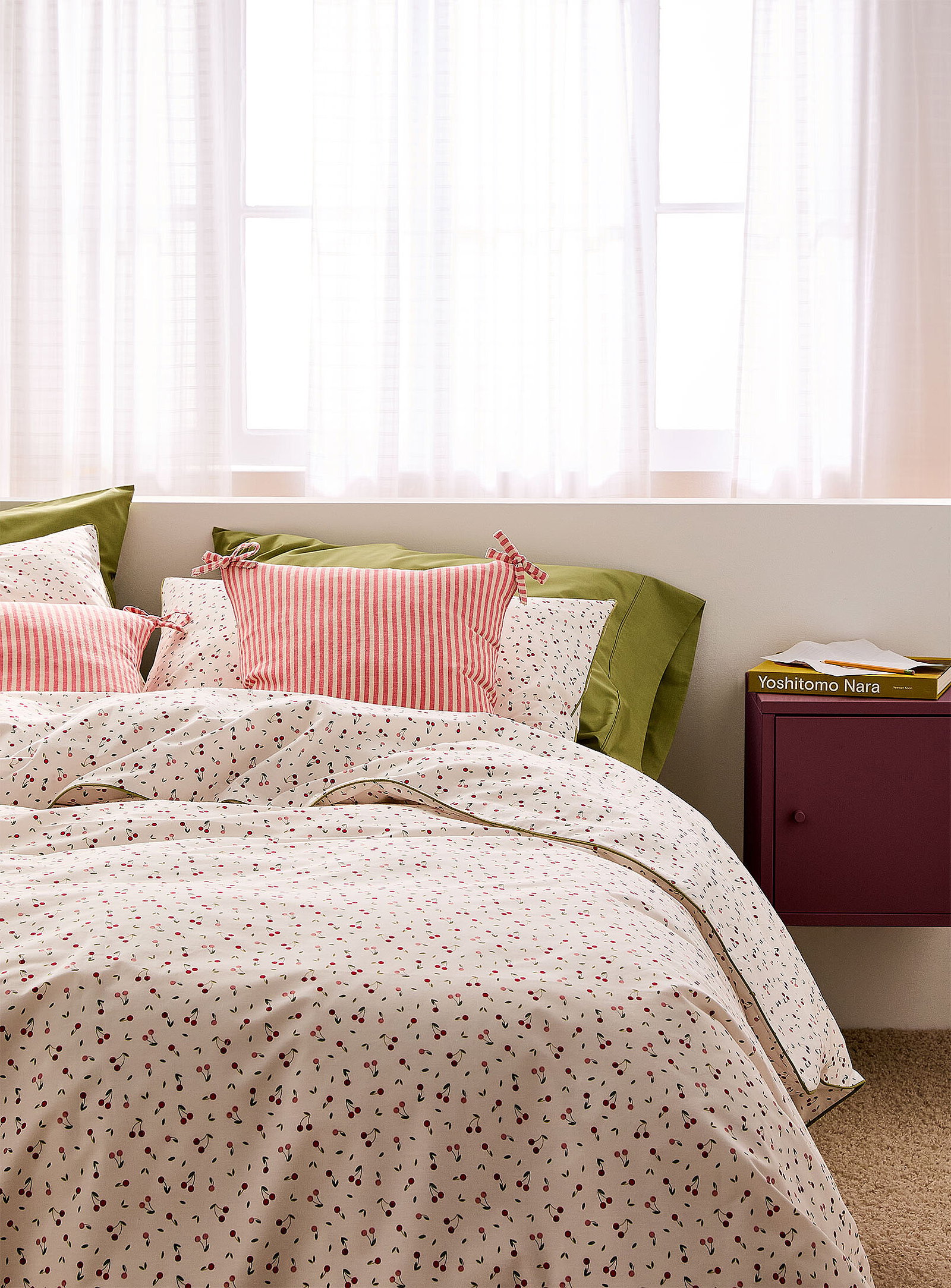 Cherries duvet cover set