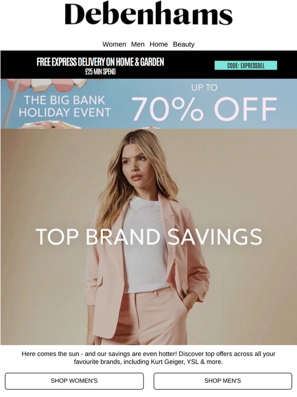 Bank Hol Women’s Fashion Edit