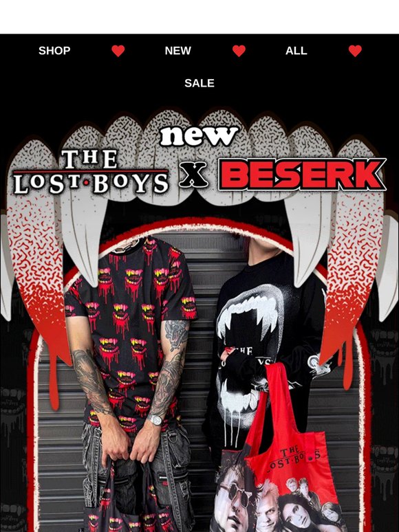 NEW The Lost Boys X Beserk Collection! 🦇