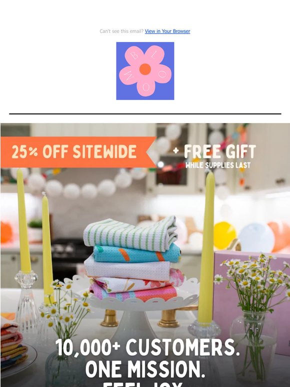 Still 25% Off Sitewide 👀