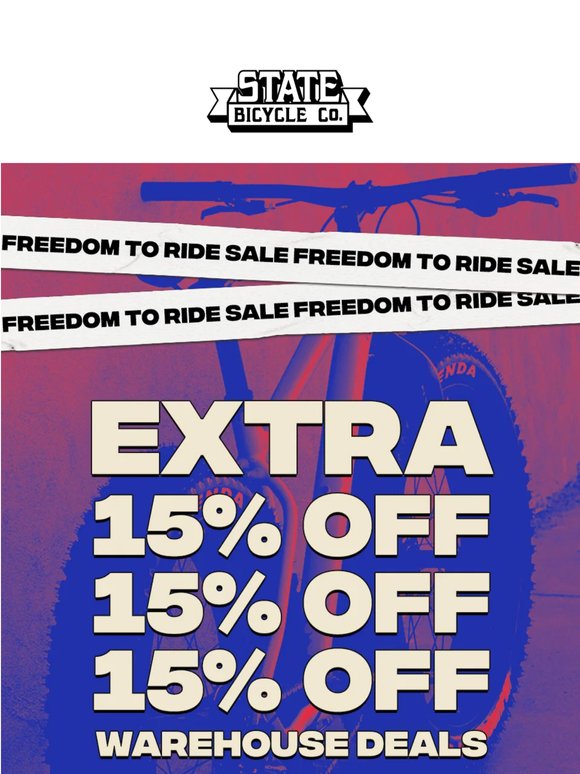 Don’t Miss an Extra 15% OFF Warehouse Deals!