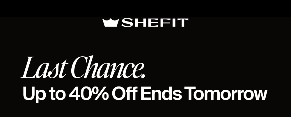 Last Chance. Up to 40% Off Ends Tomorrow
