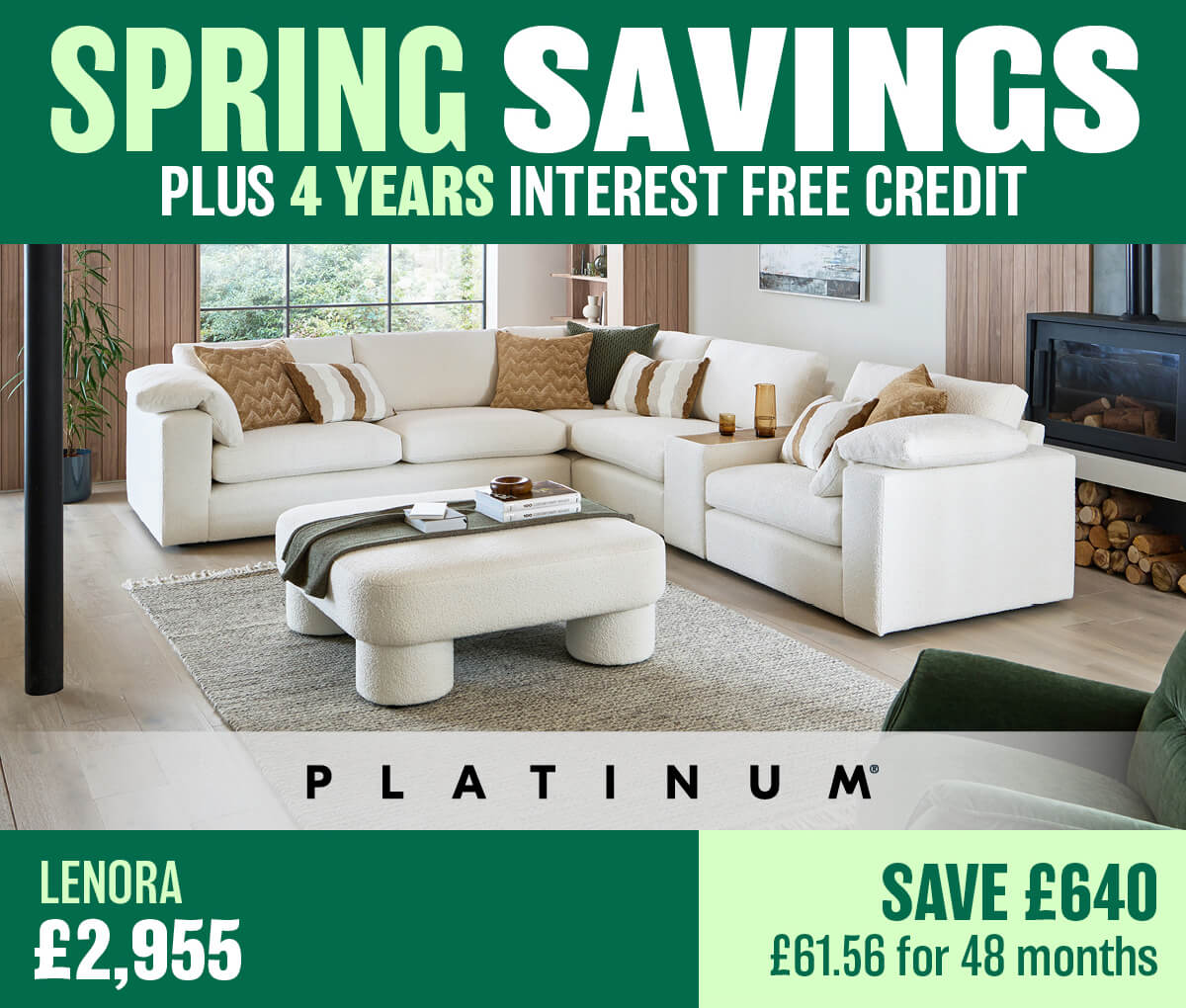 Spring Savings Plus 4 Years Interest Free Credit