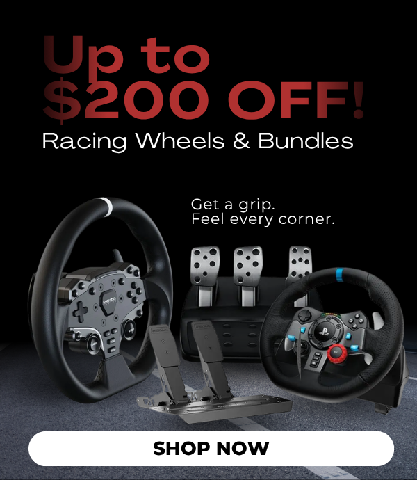Up to $200 OFF! Racing Wheels & Bundles  