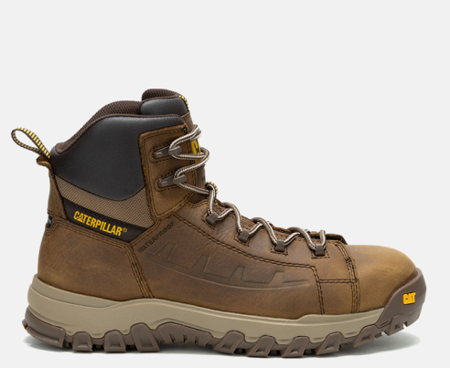 CAT Footwear - Men's Threshold Rebound Waterproof Composite Toe Work Boot - Pyramid colorway.