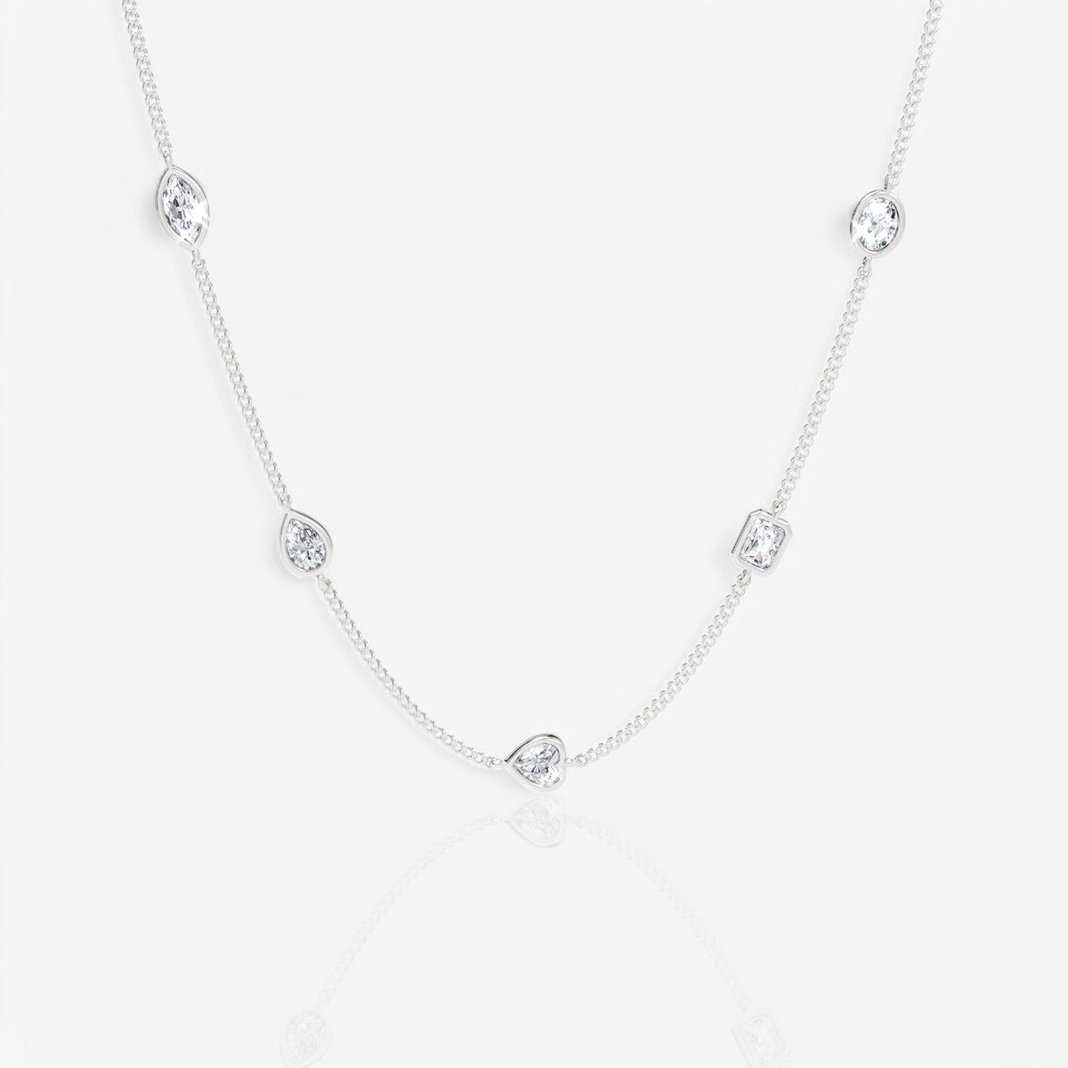 diamond station necklace
