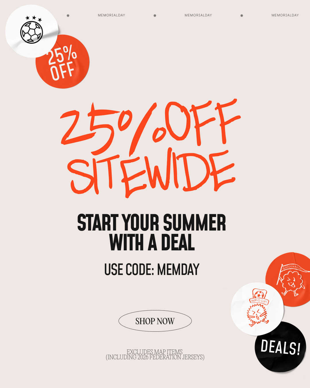 25% off sitewide