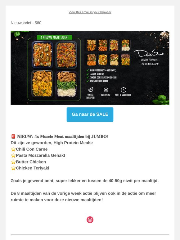 VIER nieuwe High Protein Meals - 12x SALE