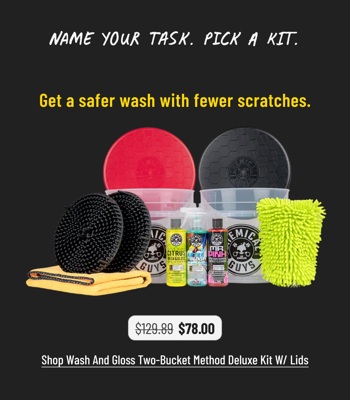 Get a safer wash with fewer scratches.