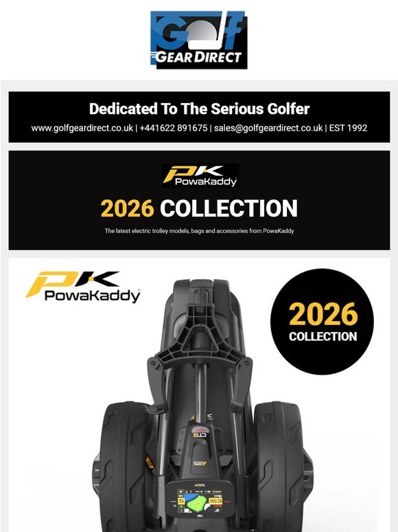 🟡⚫️ | Effortless Golf Starts With PowaKaddy