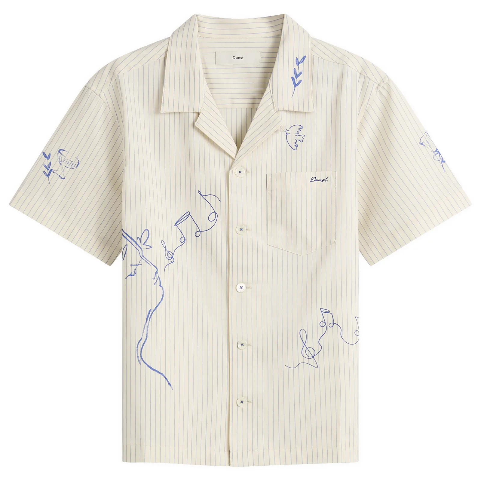 DUNST Open Collared Shirt