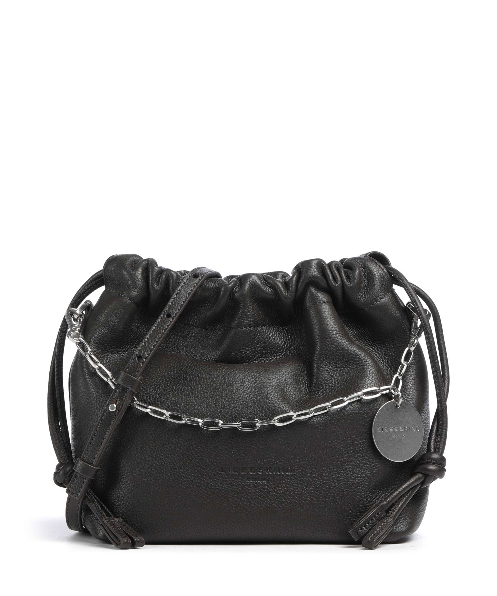 Liebeskind Lya II Small Pebble S Bucket bag grained leather