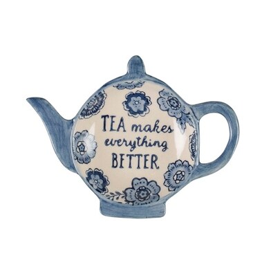 Blue Willow Floral Trinket Dish