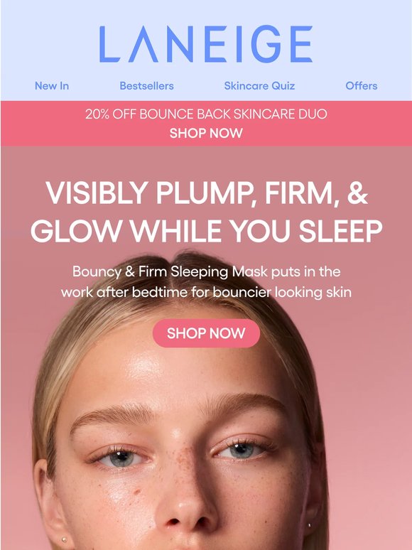 Plump, Firm, & Glow While You Snooze