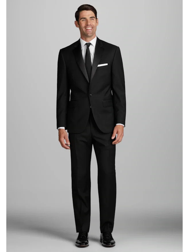 Jos. A. Bank Tailored Fit Wool Blend Tuxedo Suit Separates Jacket