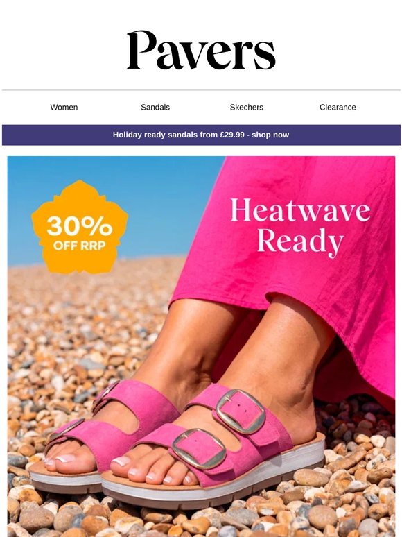 😎 Heatwave ready sandals start here