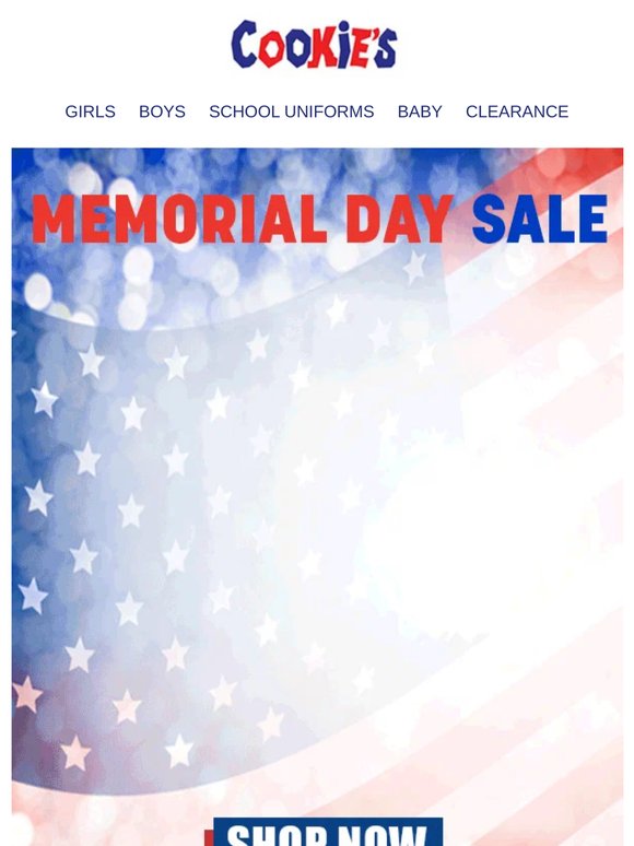 Score Big Discounts this Memorial Day: BOGO 25% Off Everything!
