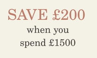 Save £200 when you spend £1500
