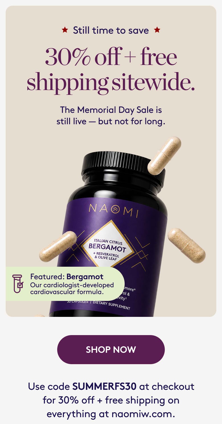 Memorial Day Celebration - save 30% sitewide + free shipping, Plus — start a new subscription and save an extra 5% on your first 4 shipments