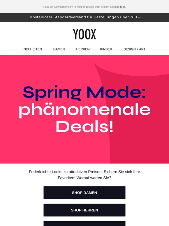 Spring Mode! Phänomenale Deals mit attraktiven Preisen – bis inkl. 27.05.2026