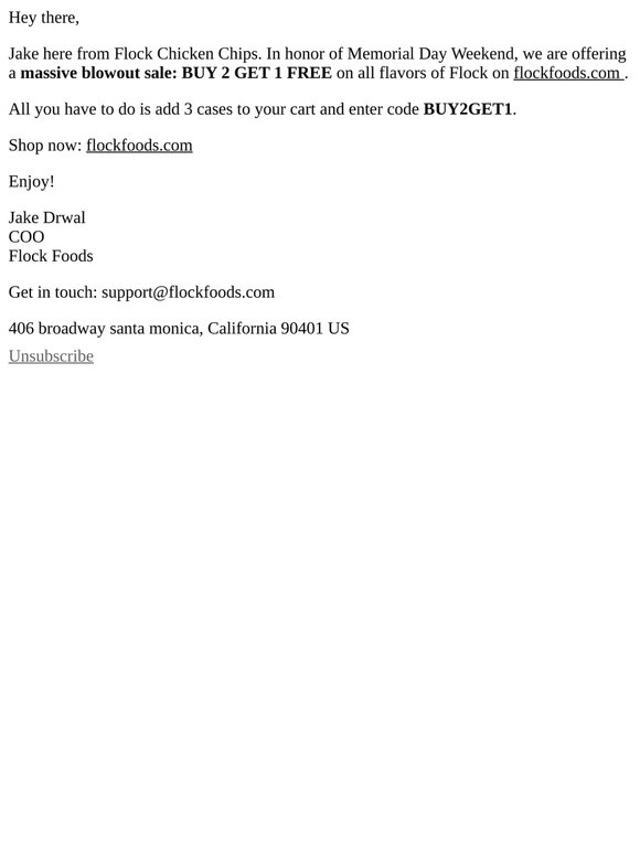 Re: Free case of Flock
