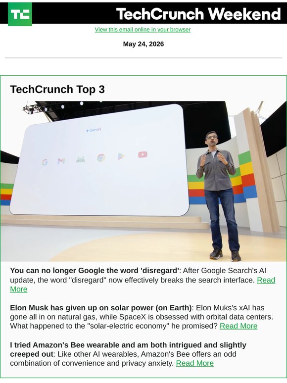 You can no longer Google the word 'disregard'