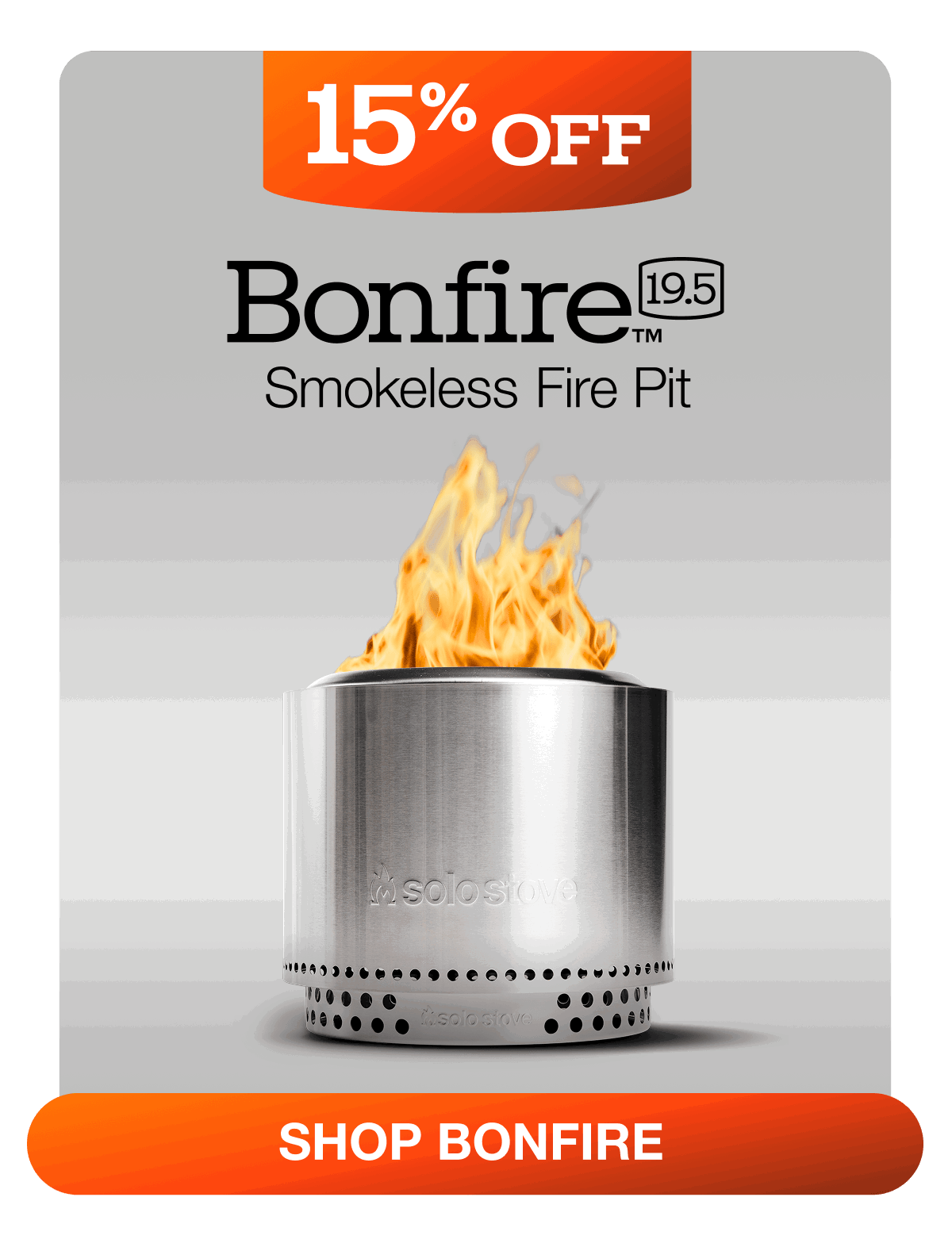 Bonfire 19.5 Fire Pit + Stand Bundle