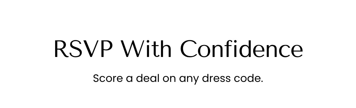 RSVP With Confidence