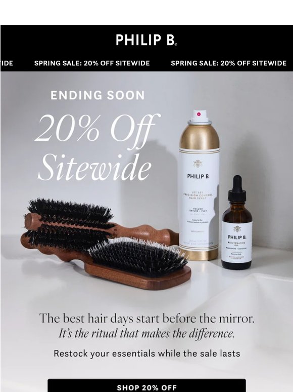 Ending Soon: 20% OFF