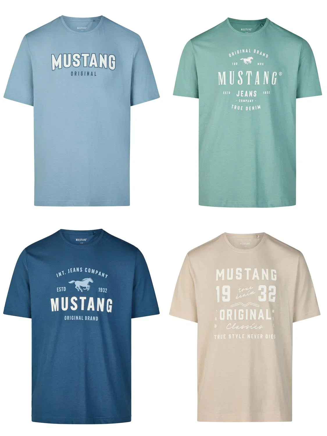 Image of Mustang T-Shirt 4er Pack
