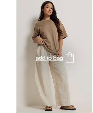  Ivory White Beaded Wide Leg Trousers