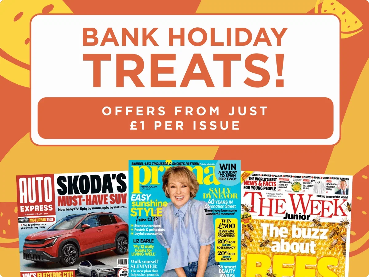 Bank holiday treats - from less than £1 per issue