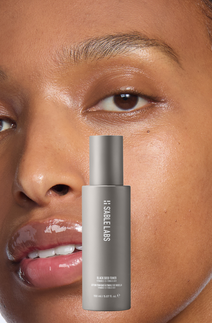 S'ABLE Labs Black Seed Toner 150ml with Vitamin C, Ferulic Acid and natural AHAs for brighter, smoother skin