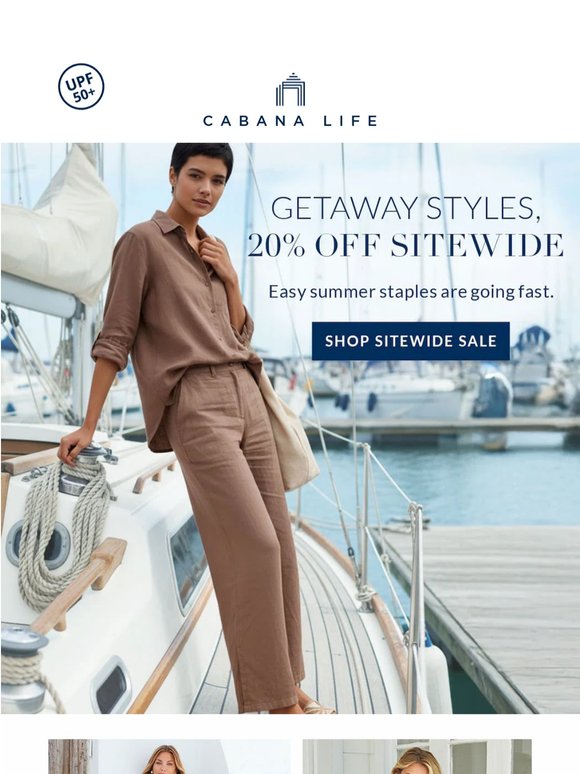 Your Favorite GETAWAY Styles Are 20% Off ✨