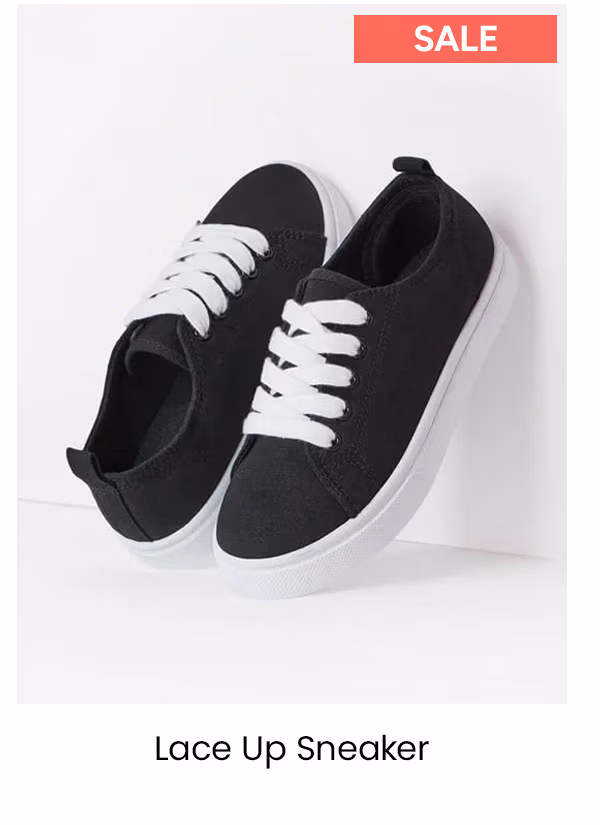 Lace Up Sneaker