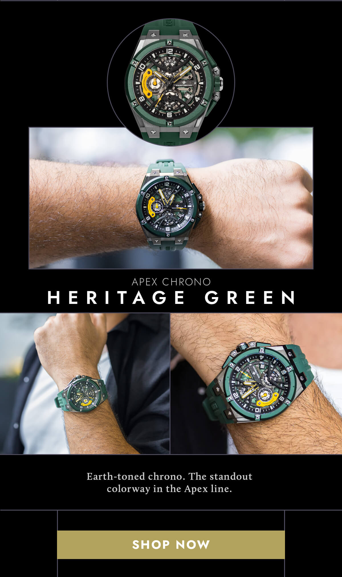 The Apex Chrono - Heritage Green 