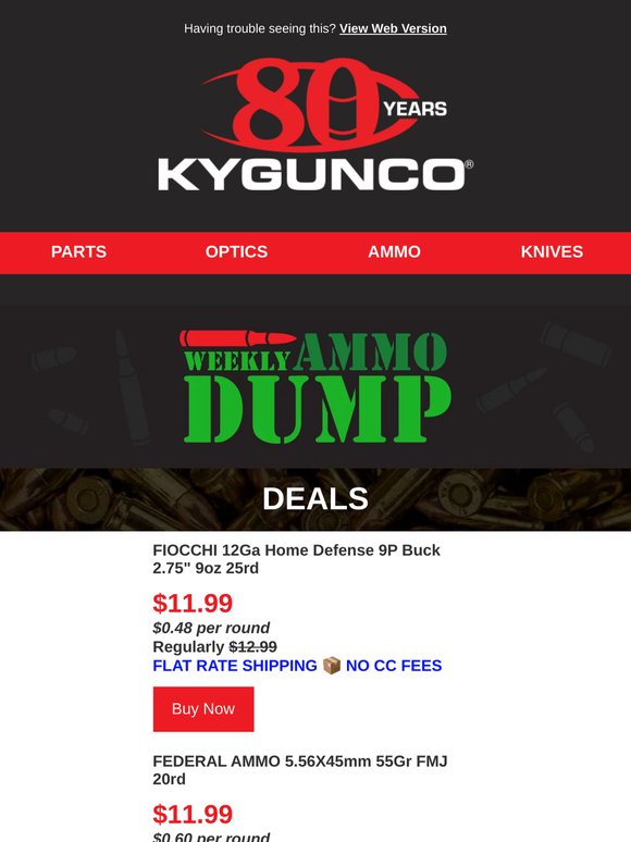 🔥 Restock your Ammo Box 📦 This weeks Ammo Deals are here!
