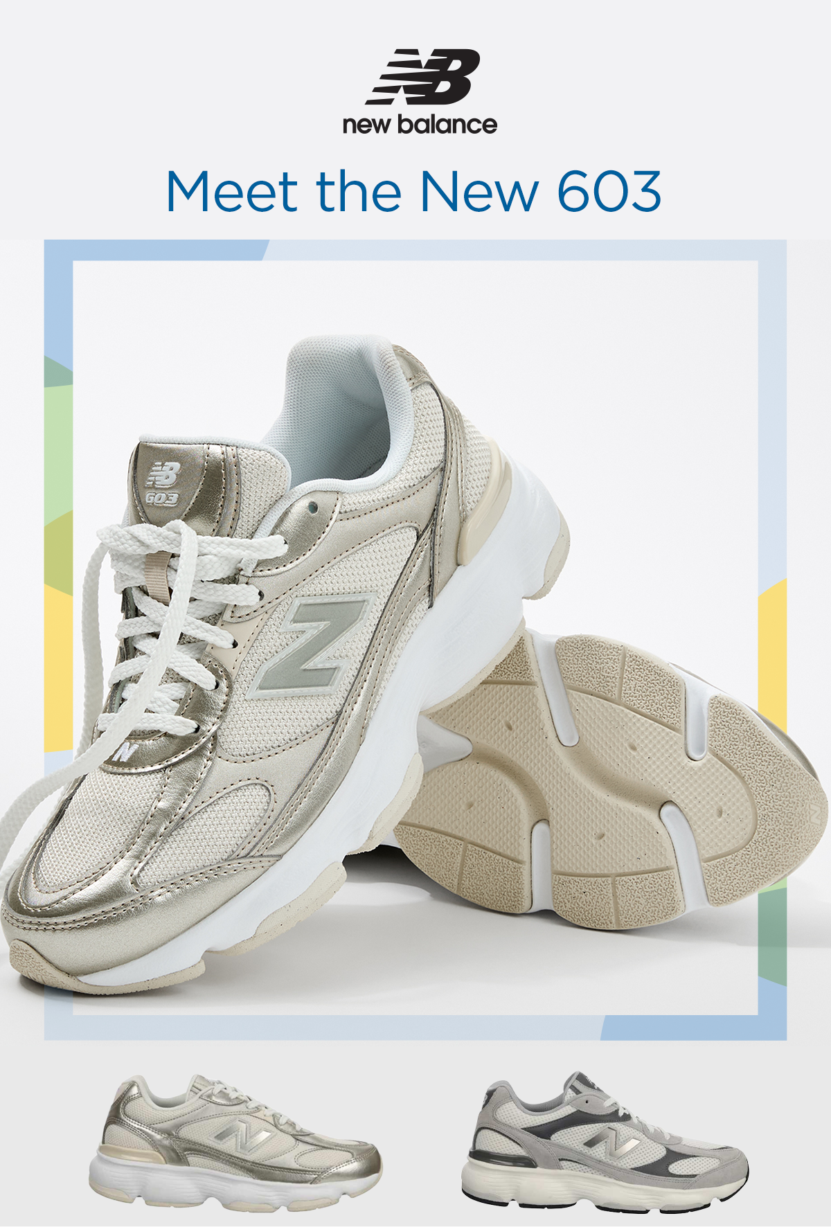 New Balance | Meet the New 603 | Display Image of New Balance 603 Sneakers
