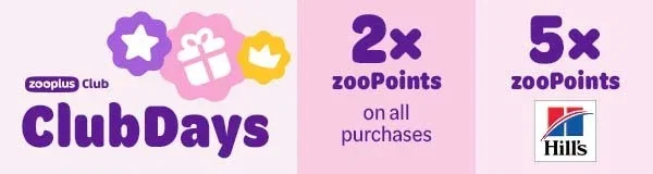 Get even more zooPoints during zooplus Premium ClubDays!!