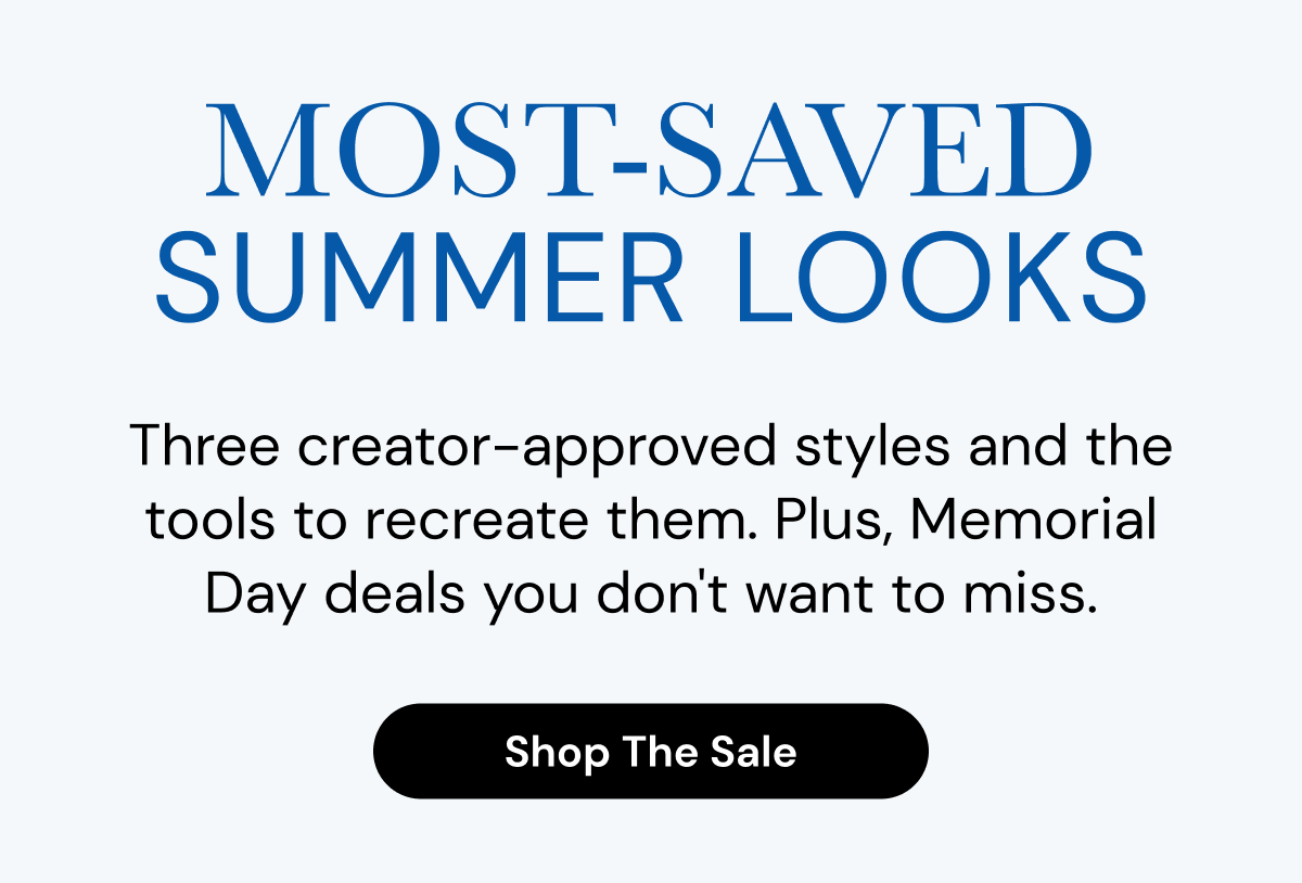 Shop the Memorial Day Sale