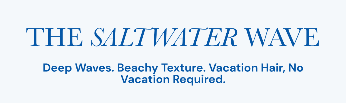 Get the Look: The Saltwater Wave