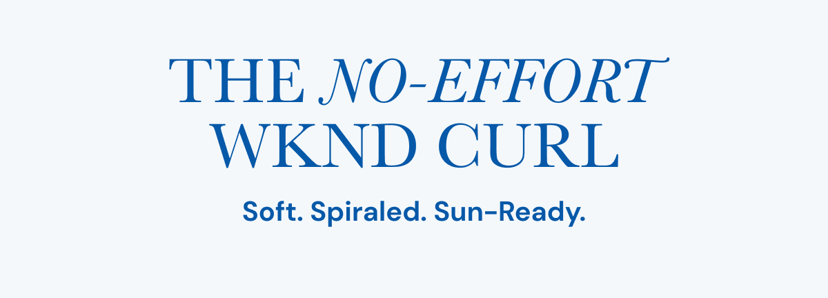Get the Look: The No-Effort Weekend Curl