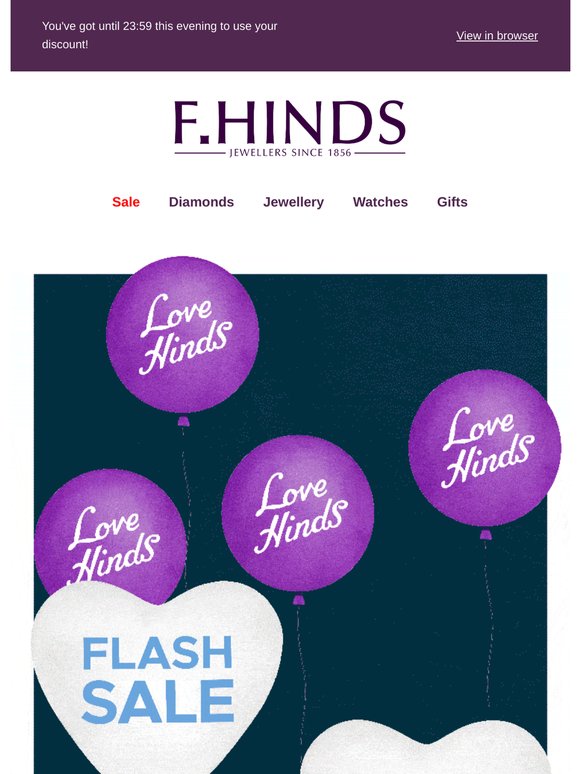 Tick-tock! Your 15% off ends soon! ⌚
